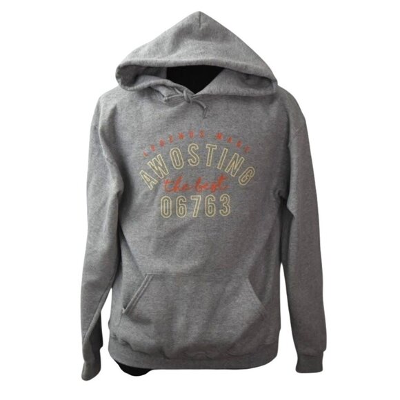 Camp Awosting Gray Hoodie Sweatshirt Legends Made Awosting The Best 06763 Large - Picture 4 of 8